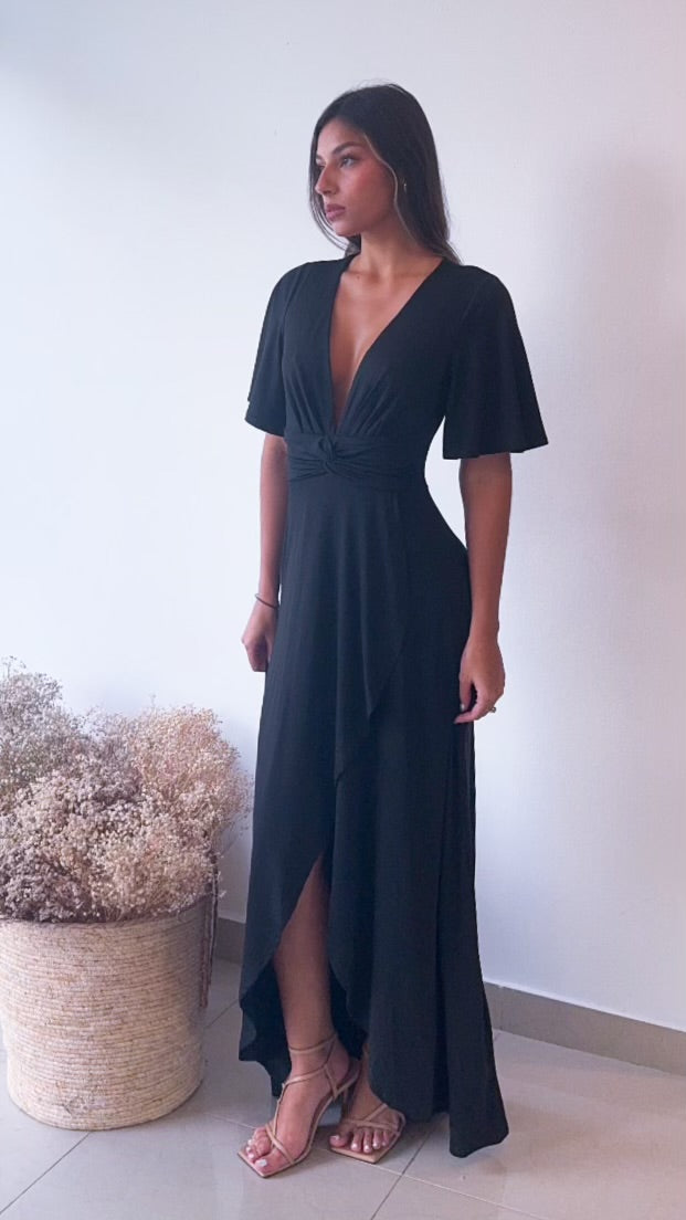 Lotus maxi dress