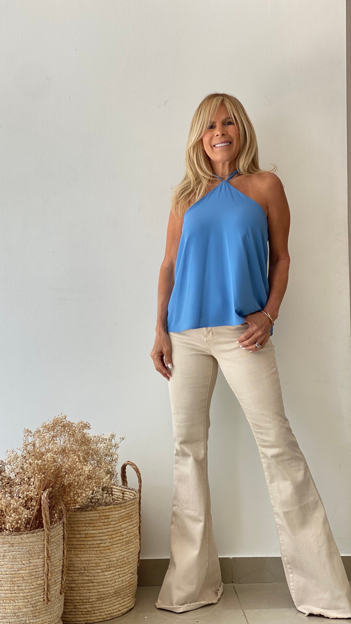 Patty halter neck top