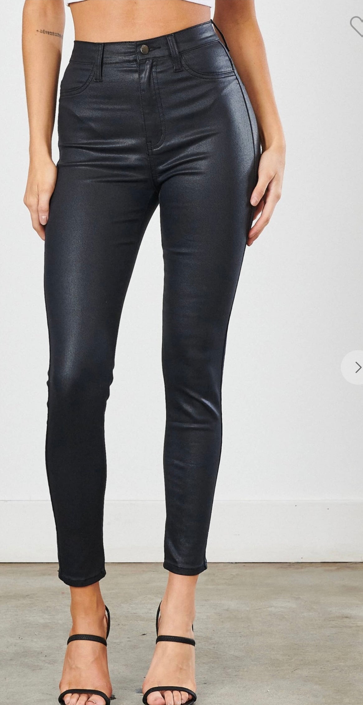 Skinny leather pant