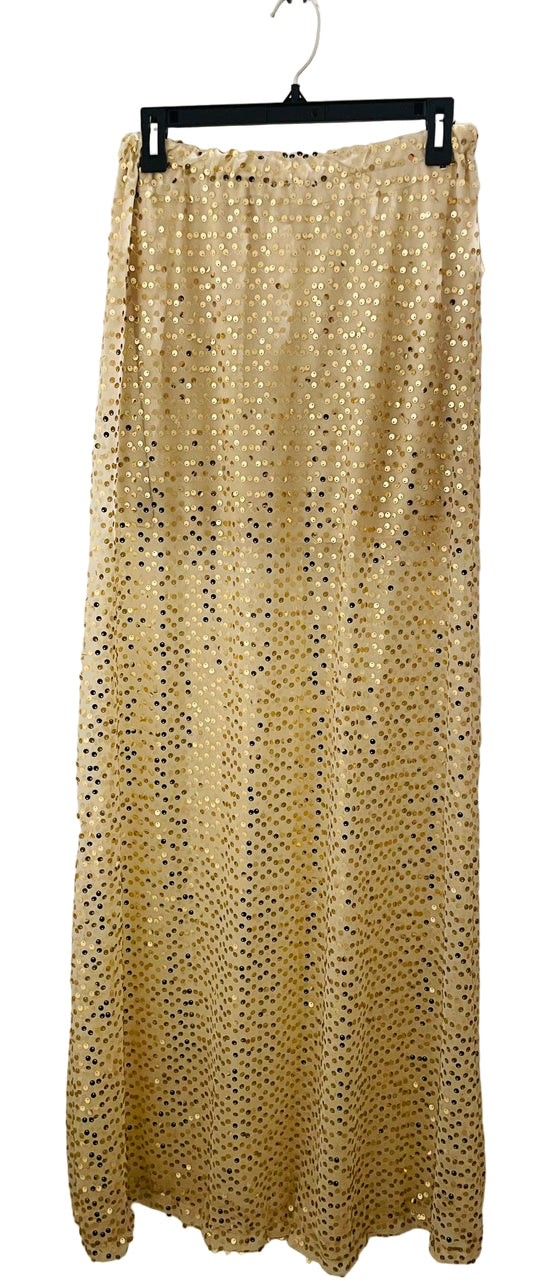 Glitter long skirt