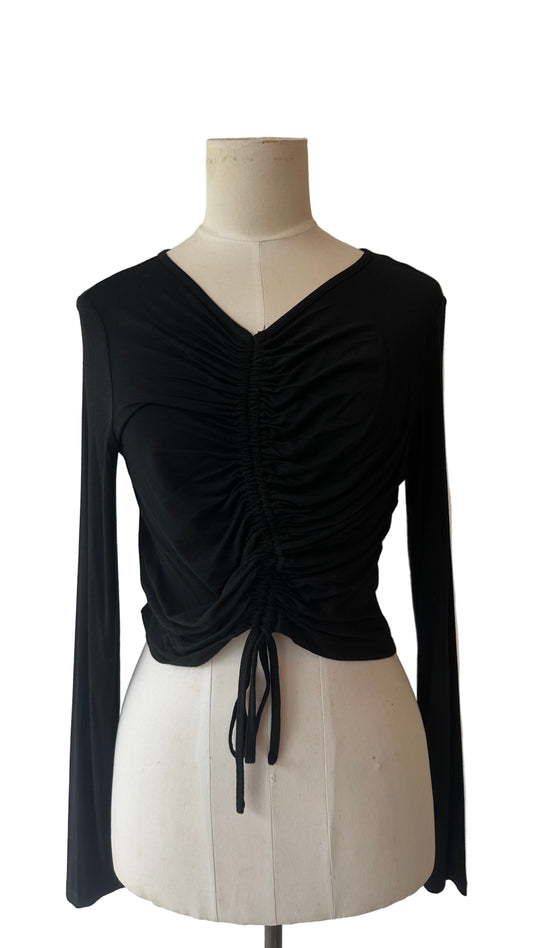 Pucker long sleeve top