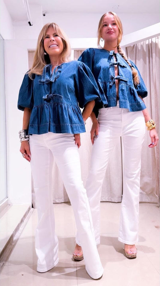 White jean