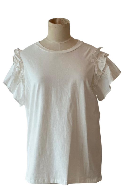 Basic ruffle tshirt
