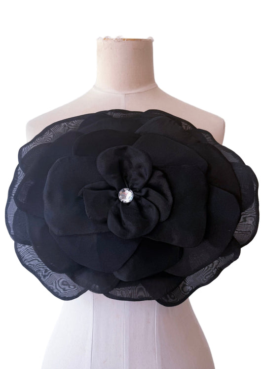 Organza flower top