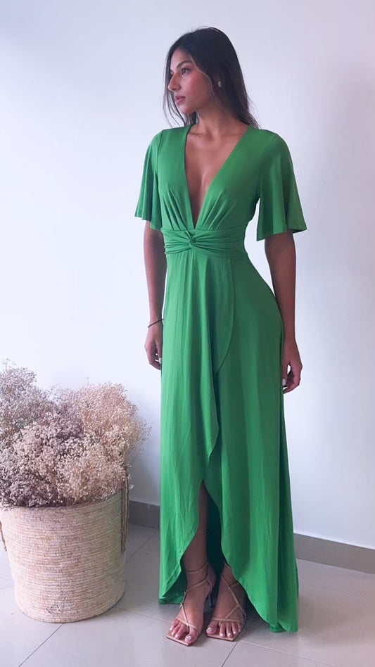 Lotus maxi dress