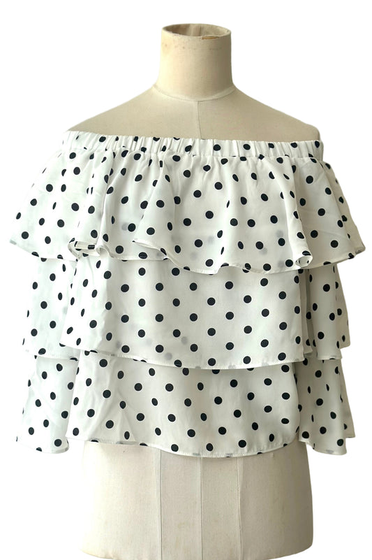 Blanqui off shoulder top