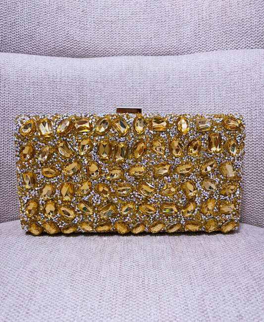 Stone gold purse