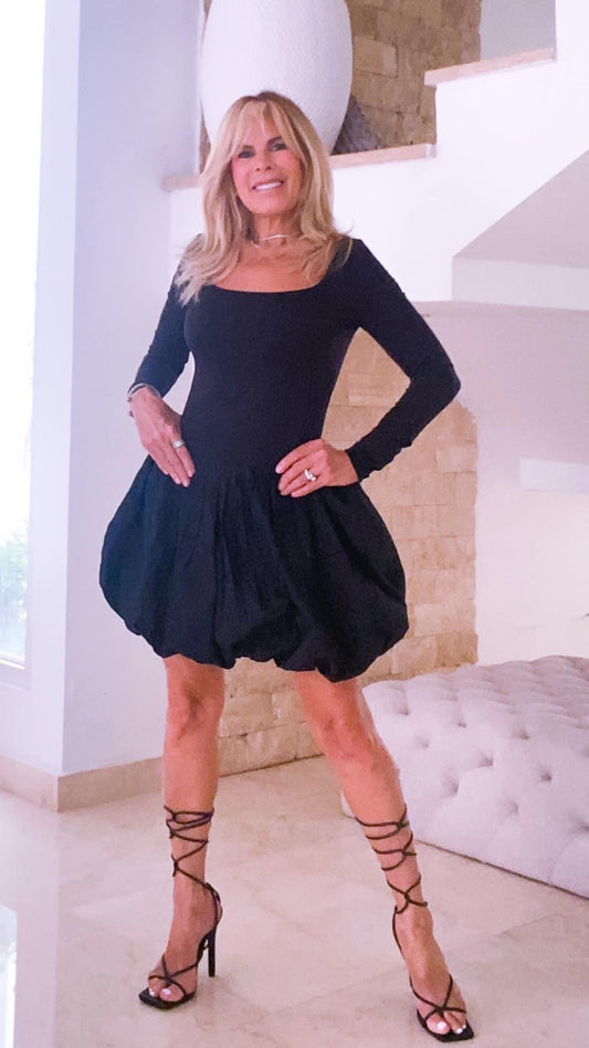 Long sleeve bubble dress